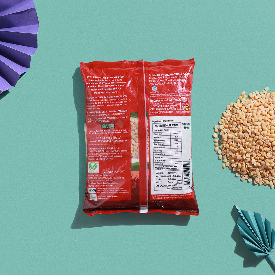 Organic Arhar Dal (Tur Dal) 1 Kg