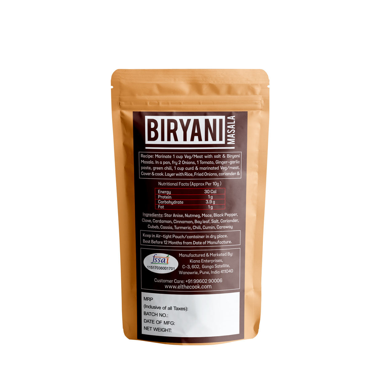Royal Biryani Masala 50g