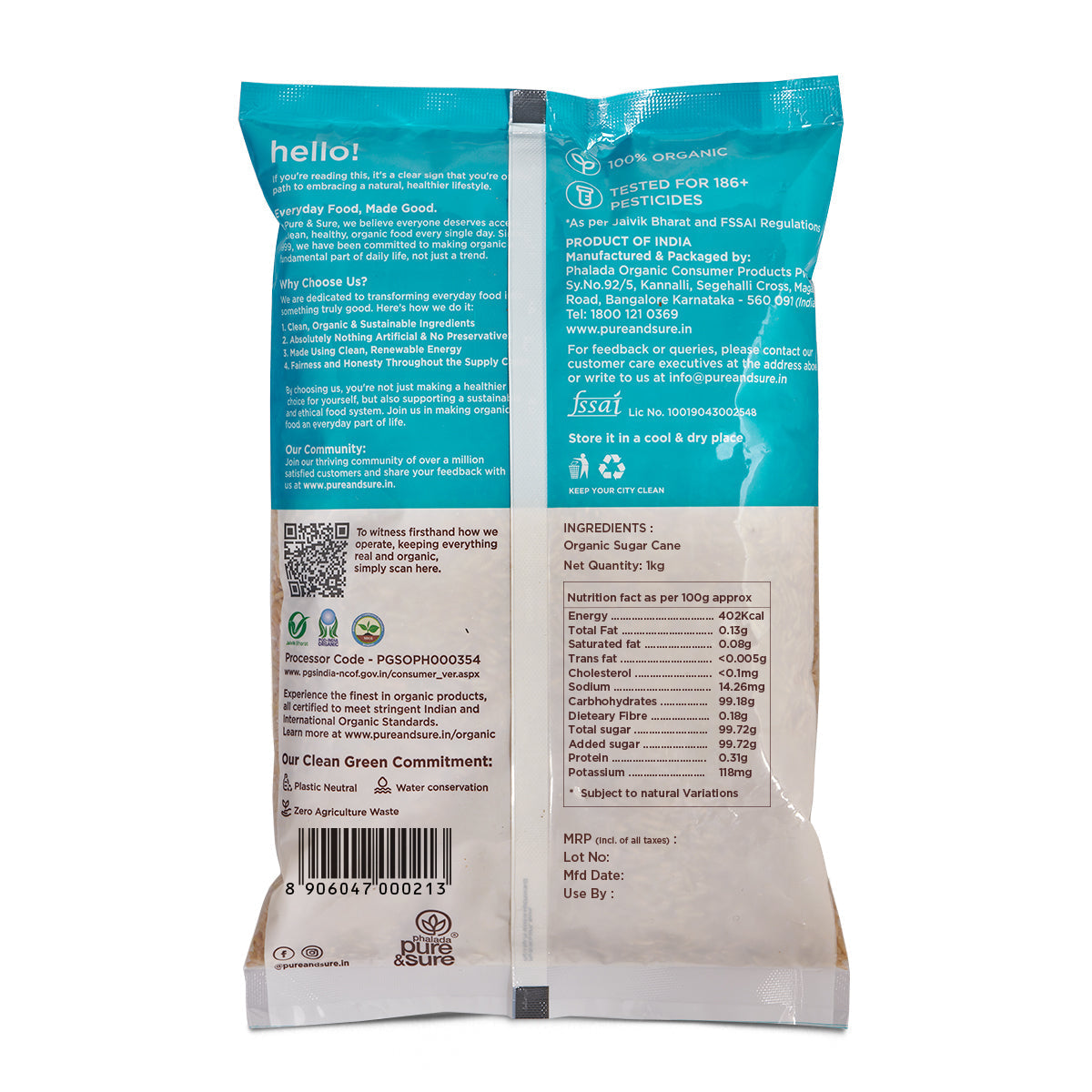 Organic Sugar Brown-1kg
