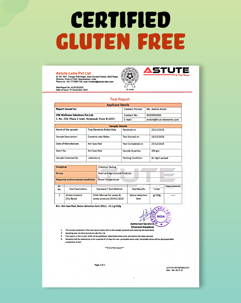 Rolled Oats - Protein Rich Oats 1.2kg
