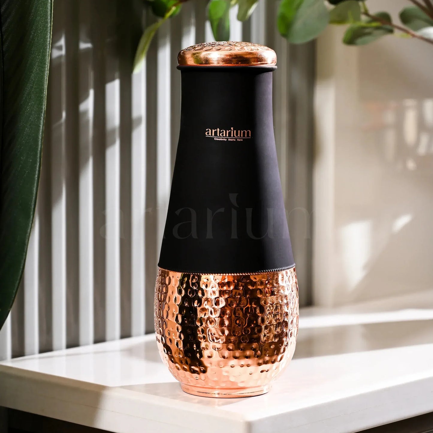 Artarium Tulip Copper Water Jar - 820 ML