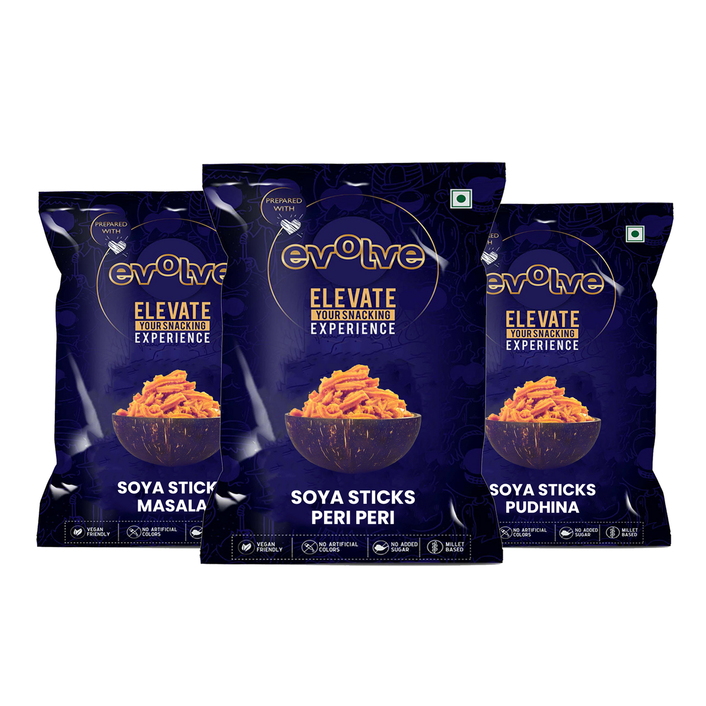 Baked Soya Sticks Pack of 3