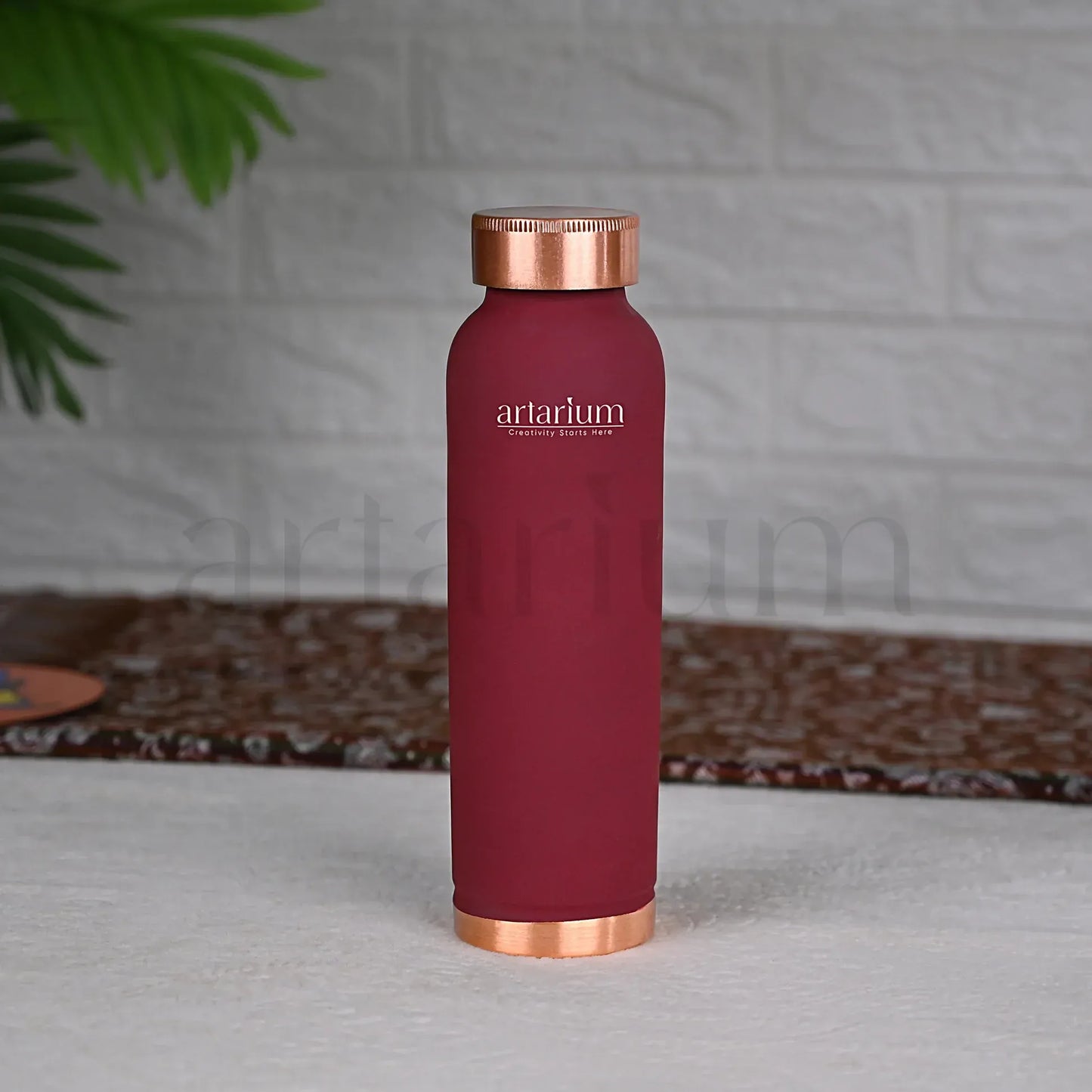 Artarium Copper Water Bottle with Gift Box 1L