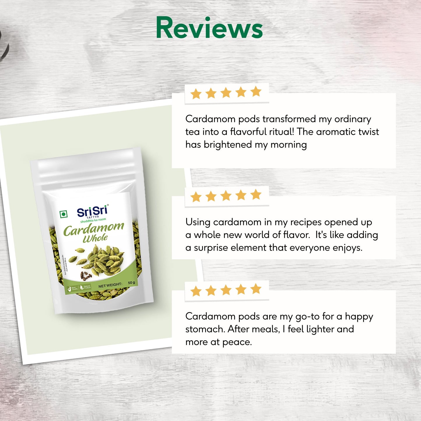 Cardamom Whole, 50 g