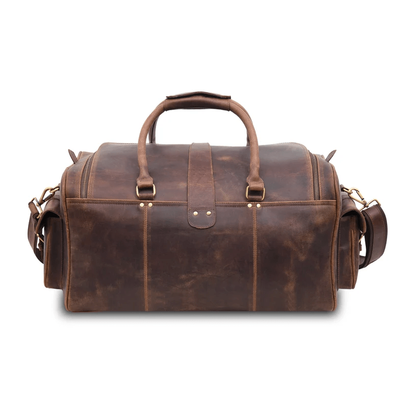 CraftShades Leather Duffle Bag for Men – Stylish and Durable Travel Bag