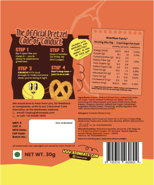Click to see full view Atom Eats | Truffle Banana Chips & Truffle Potato Chips Combo - Pack of 4 (40g Each Pack)