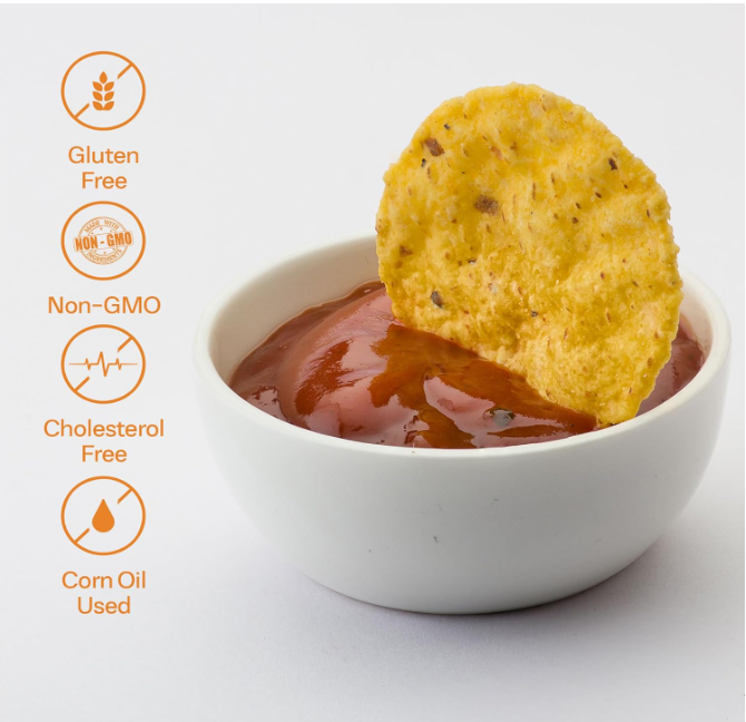 Cornitos Peri Peri Nachos and Salsa Dip Tray - 75 g