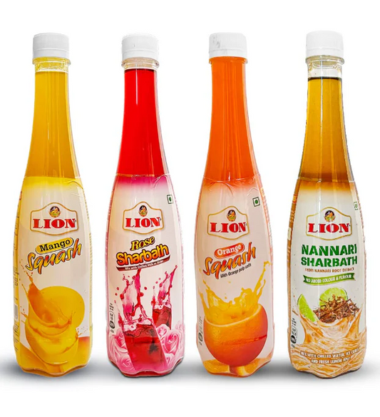 Lion Sharbath - Pack of 4(700ml Each Pack)