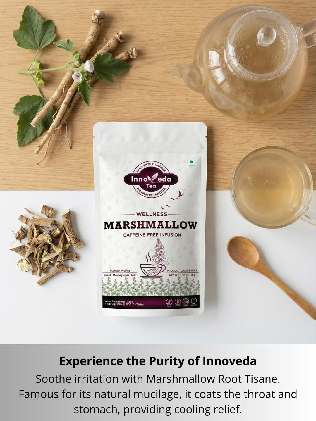 Innoveda Marshmallow Root Tea - 50 gms