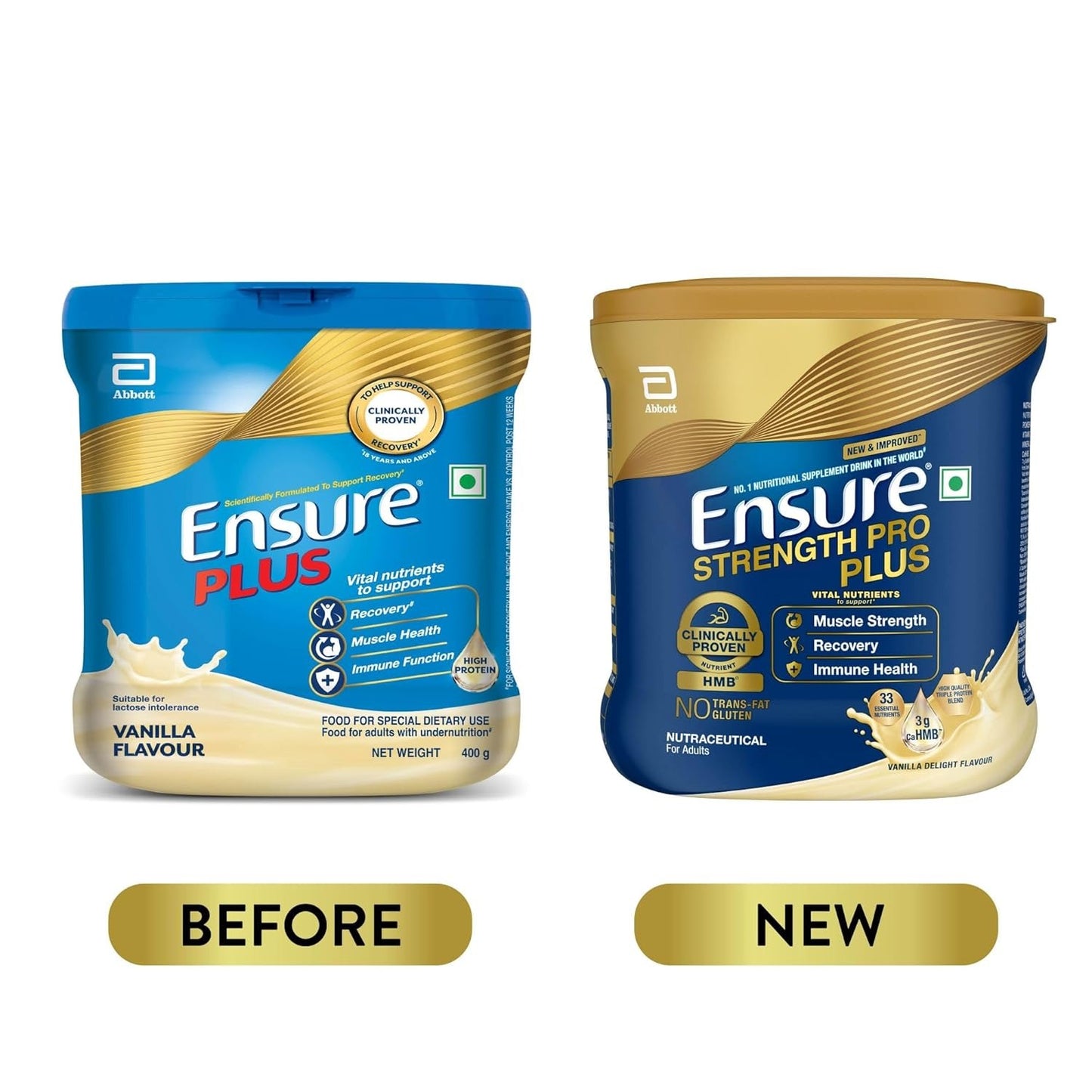 Ensure Strength Pro Plus Vanilla Jar - 400 gms