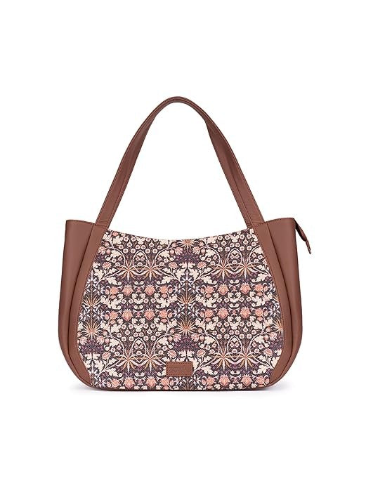 Zouk Jute Handcrafted Vegan Leather Women's Shoulder Luna Handbags