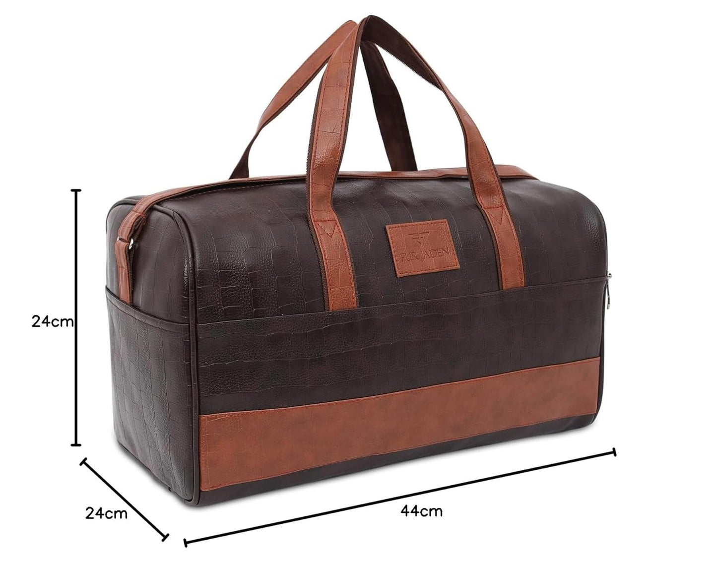Fur Jaden 25L Travel Duffle Bag for Weekend Trip Cabin Luggage and Gym Sports Duffle for Men and Women