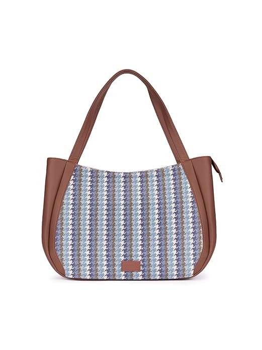Zouk Jute Handcrafted Vegan Leather Women's Shoulder Luna Handbags