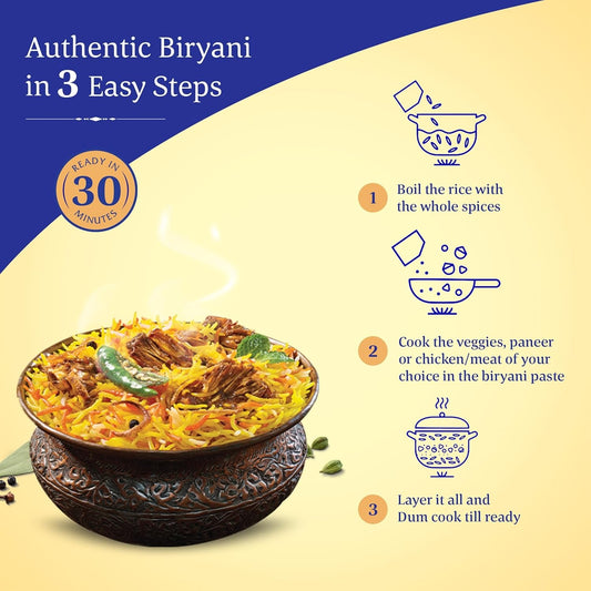Daawat Biryani Kit Hyderabadi Recipe - 334 gms