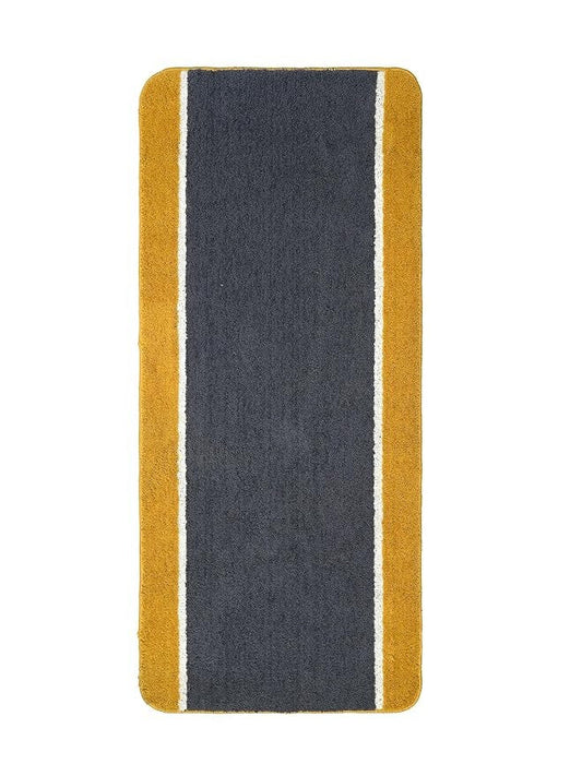 Saral Home Stripe Microfiber Durable & Washable Multipurpose Runner