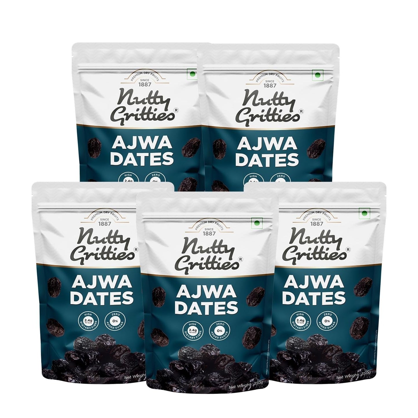 Nutty Gritties Premium Ajwa Dates - 350g