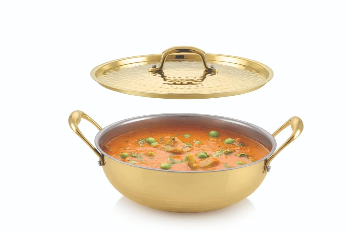 Tosaa Jalkumbh Brass Kadai Lid - 24 CM (2550 ML)