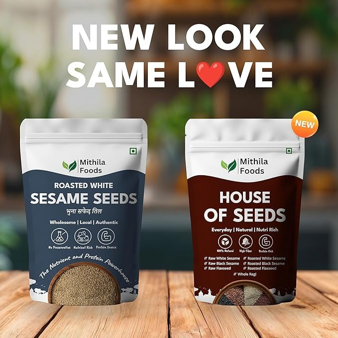 Mithila Foods Roasted White Sesame Seeds