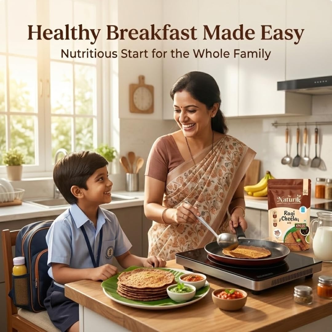 The Naturik Co Ragi (Millets) Cheela Mix