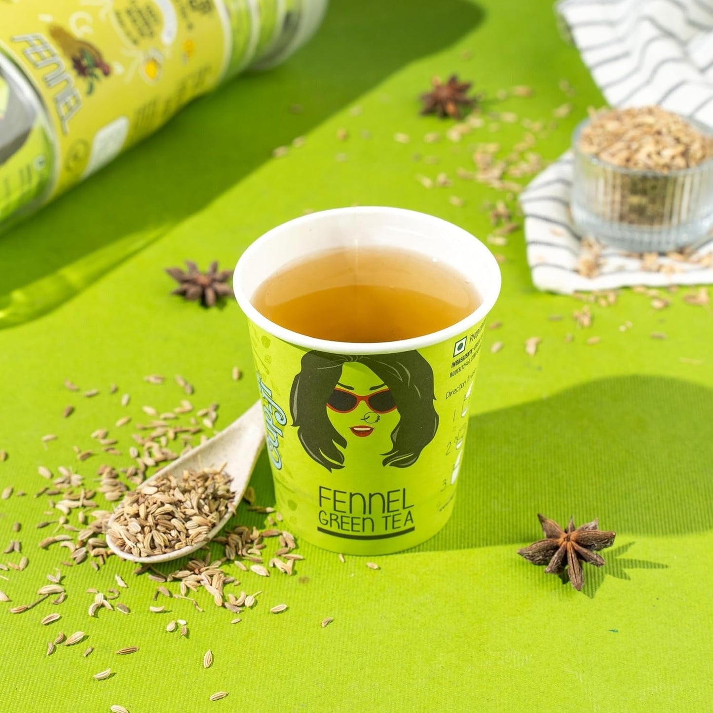 Cup-ji Ready To SIP Fennel Green Tea