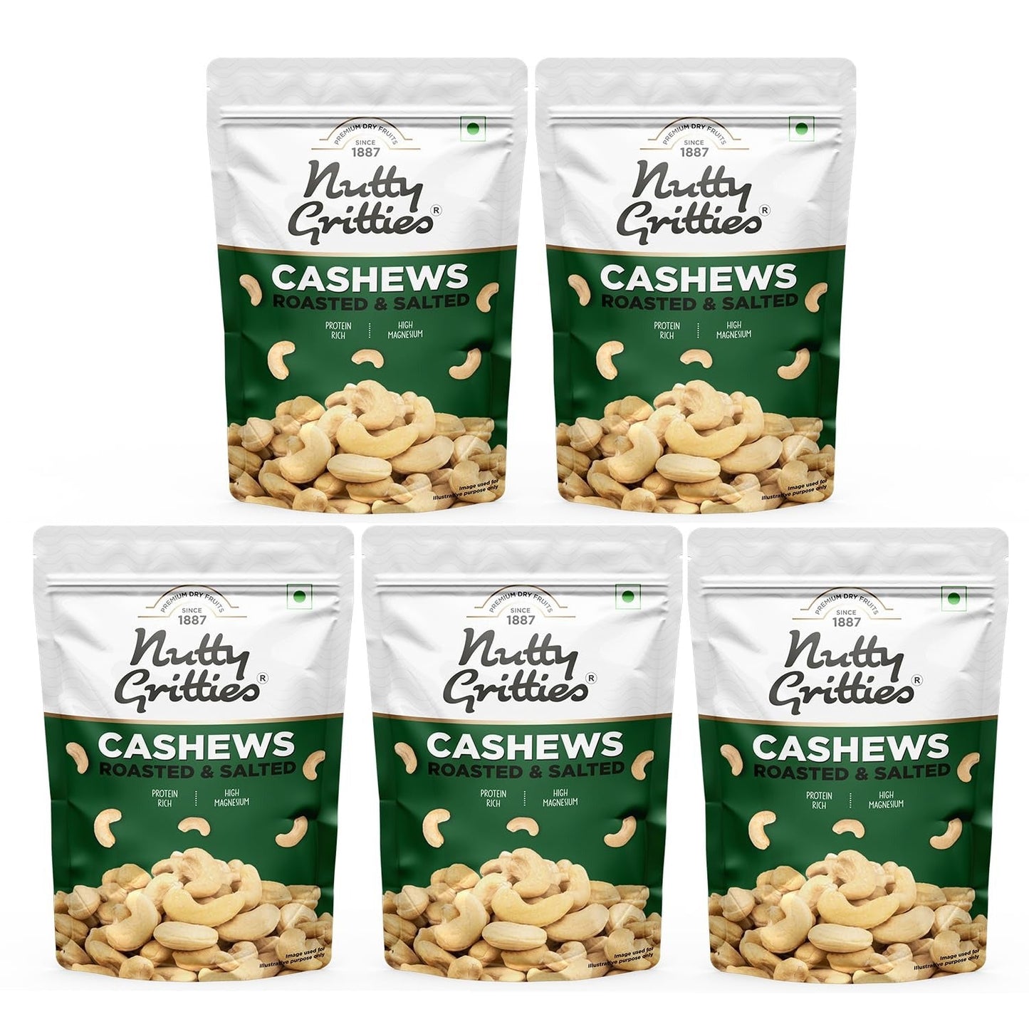Nutty Gritties Premium Jumbo Size Cashews - 200g