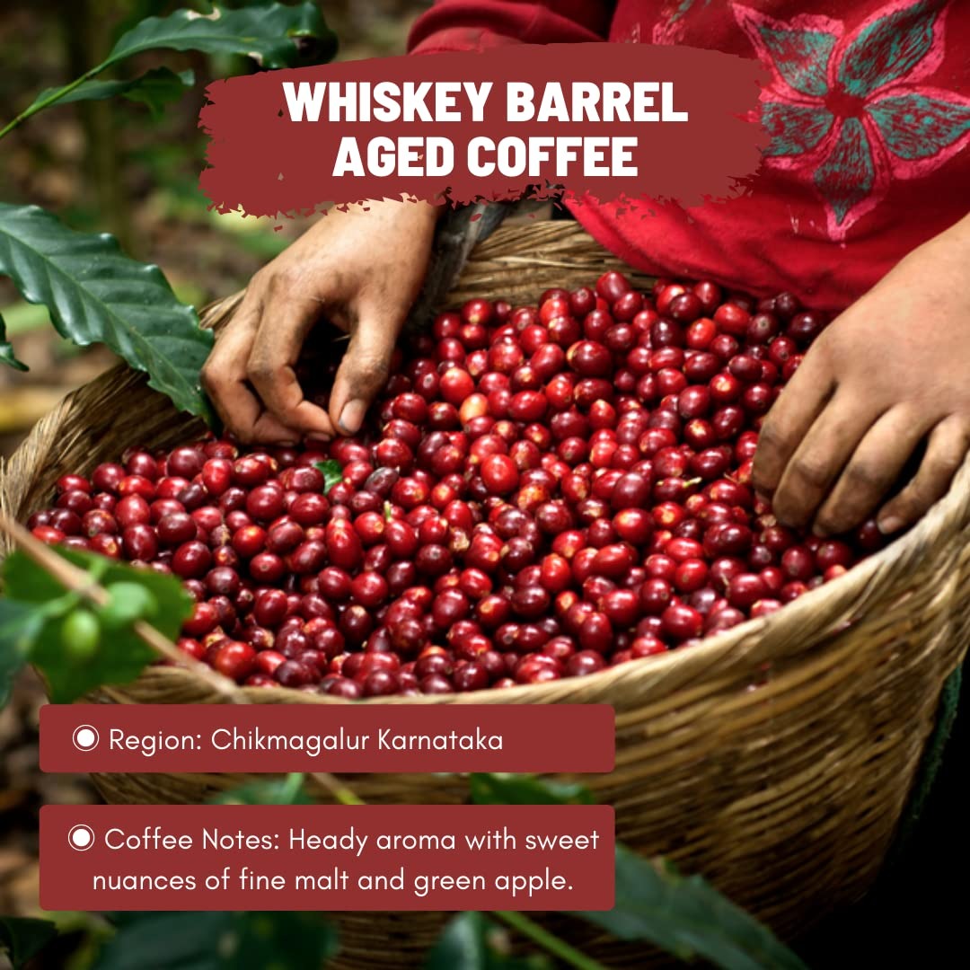 Toffee Coffee Roasters Single Malt Whiskey Barrel Aged Coffee