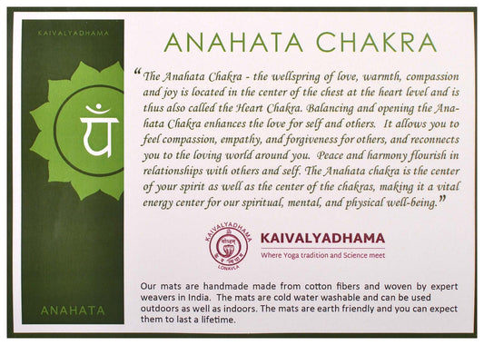 Arka Kaivalyadhama Anahata Chakra Extra Long Yoga Mat