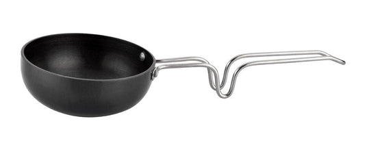 Tosaa Vagharia Hard Anodized Aluminium Tadka Pan 90mm Black