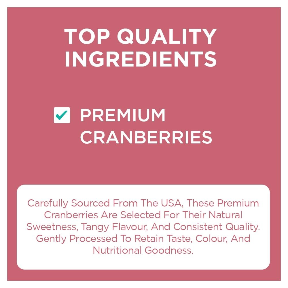 Nutty Gritties Dried US Cranberries - 200g