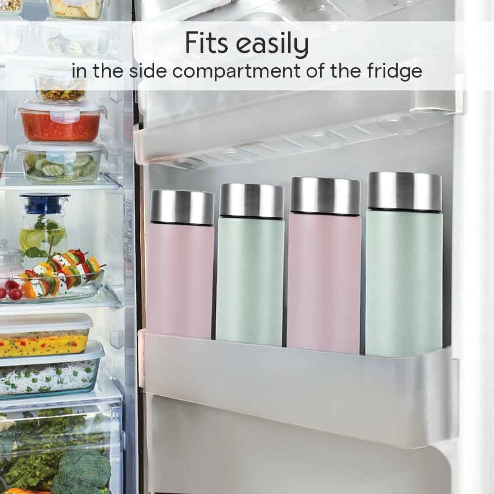 Borosil CoolSip Stainless Steel Single Wall Bottle Lavender 1L