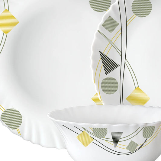 Borosil Larah Opalware Florence 24 Pcs Dinner Set