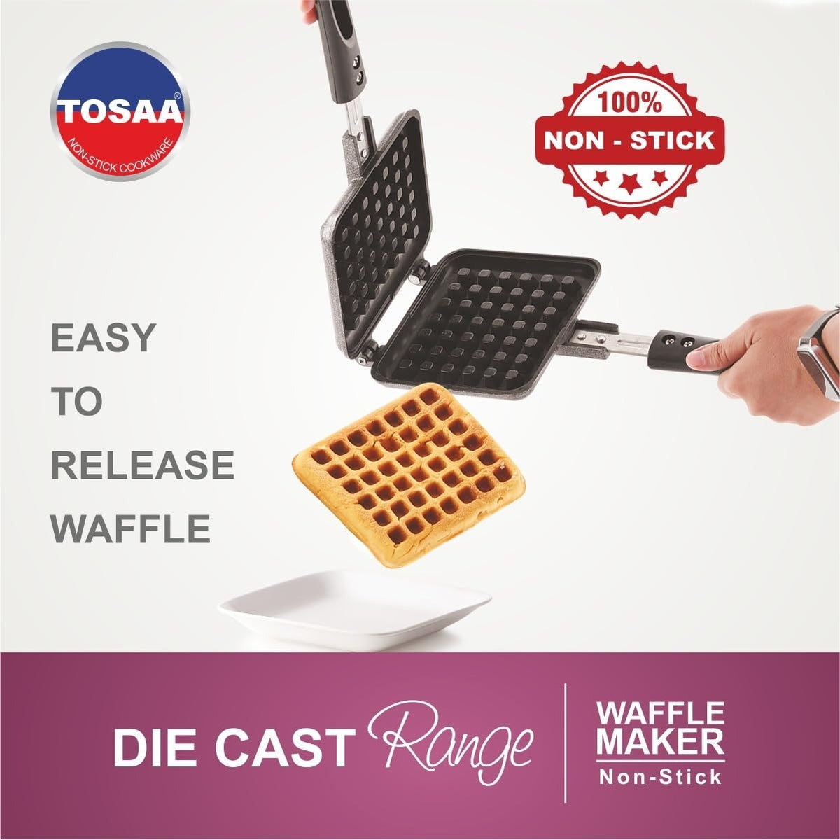 Tosaa Waffle Maker Gas Non-Stick