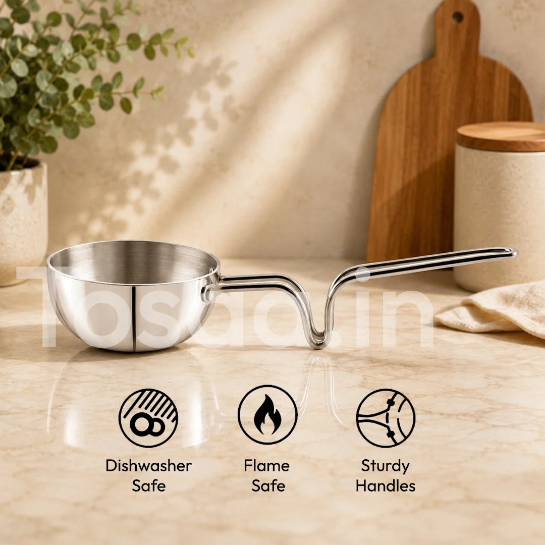 Tosaa Triply Tadka Pan 12cm 500ml