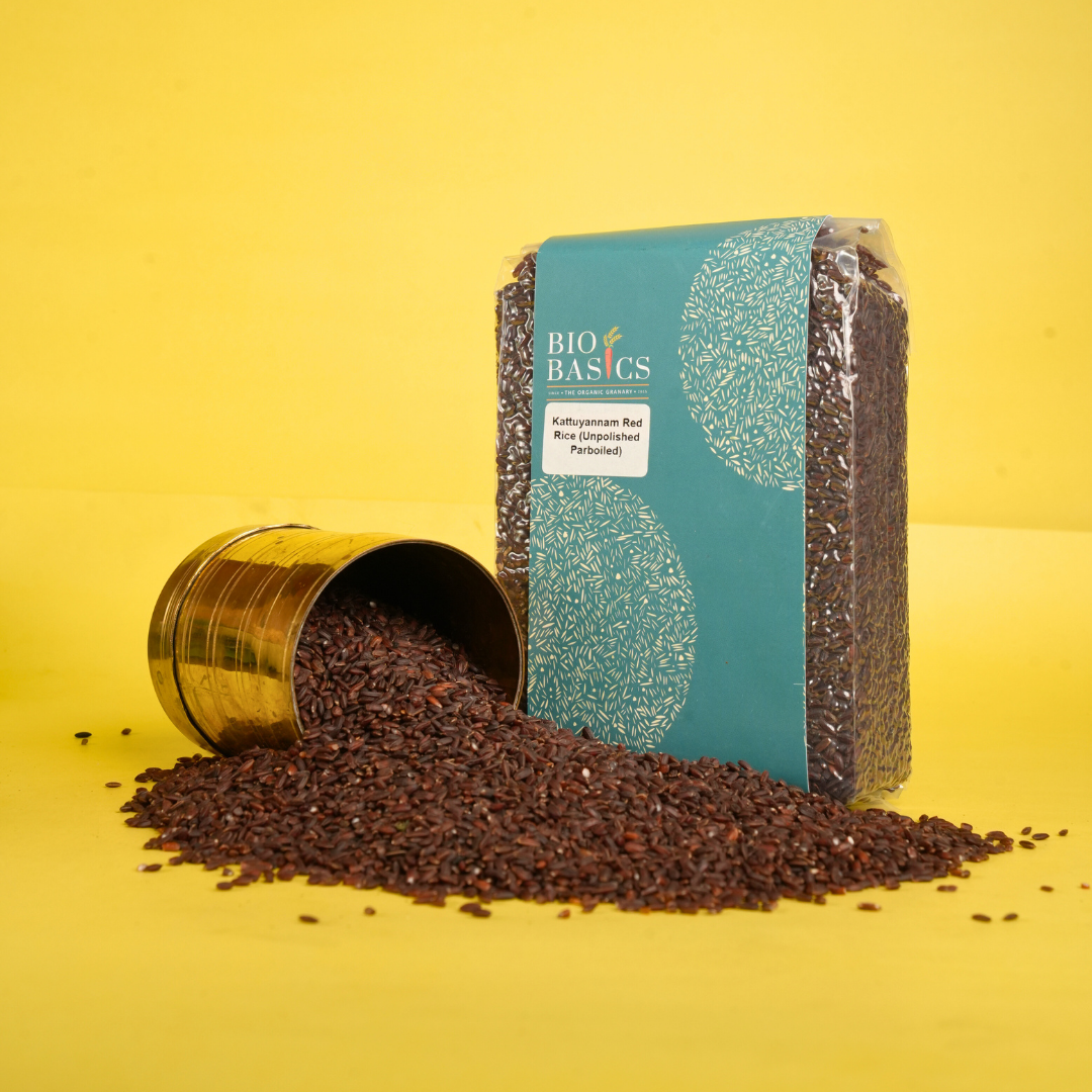 Kattuyanam Red Rice (unpolished, Parboiled)