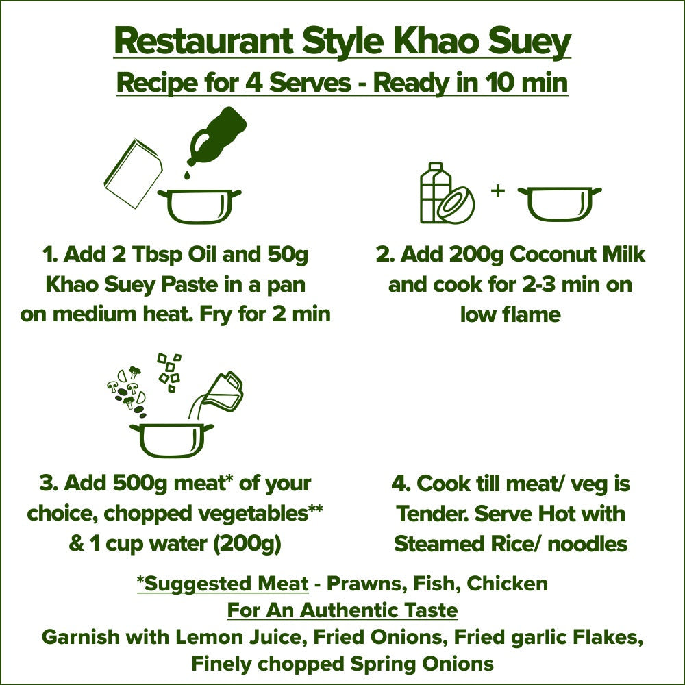Khao Suey Curry Paste 50g x 2 Pack