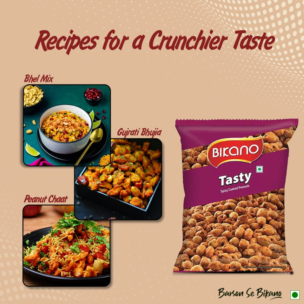Bikanervala Bikano Tasty Peanuts - 400 gms - Pack of 3