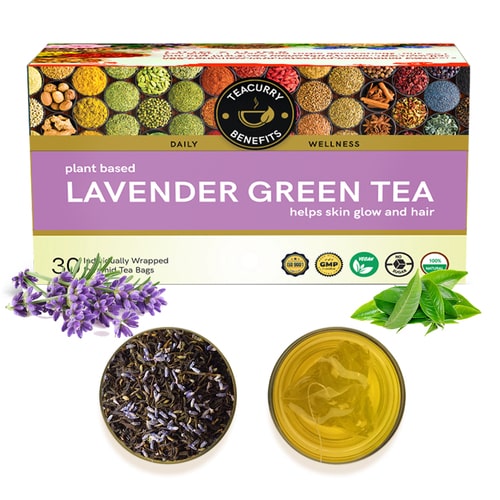 Lavender Green Tea - Helps to regulate blood Sugar and cardiovascular Health