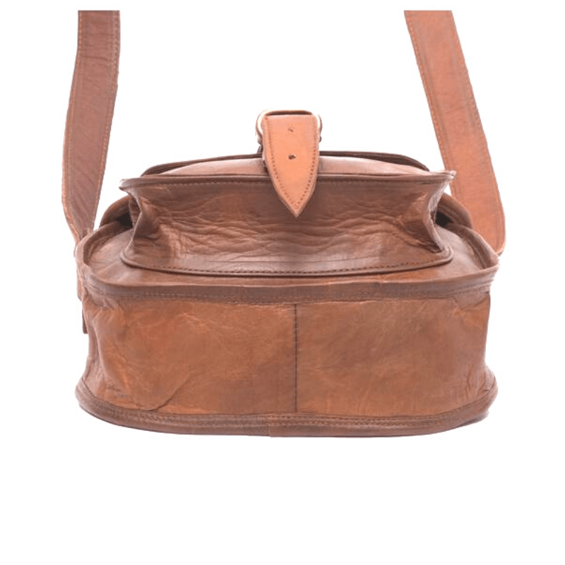 Craftshades – 9.11 Inch Crossbody Handcrafted Small Goat Leather Sling Bag for Women