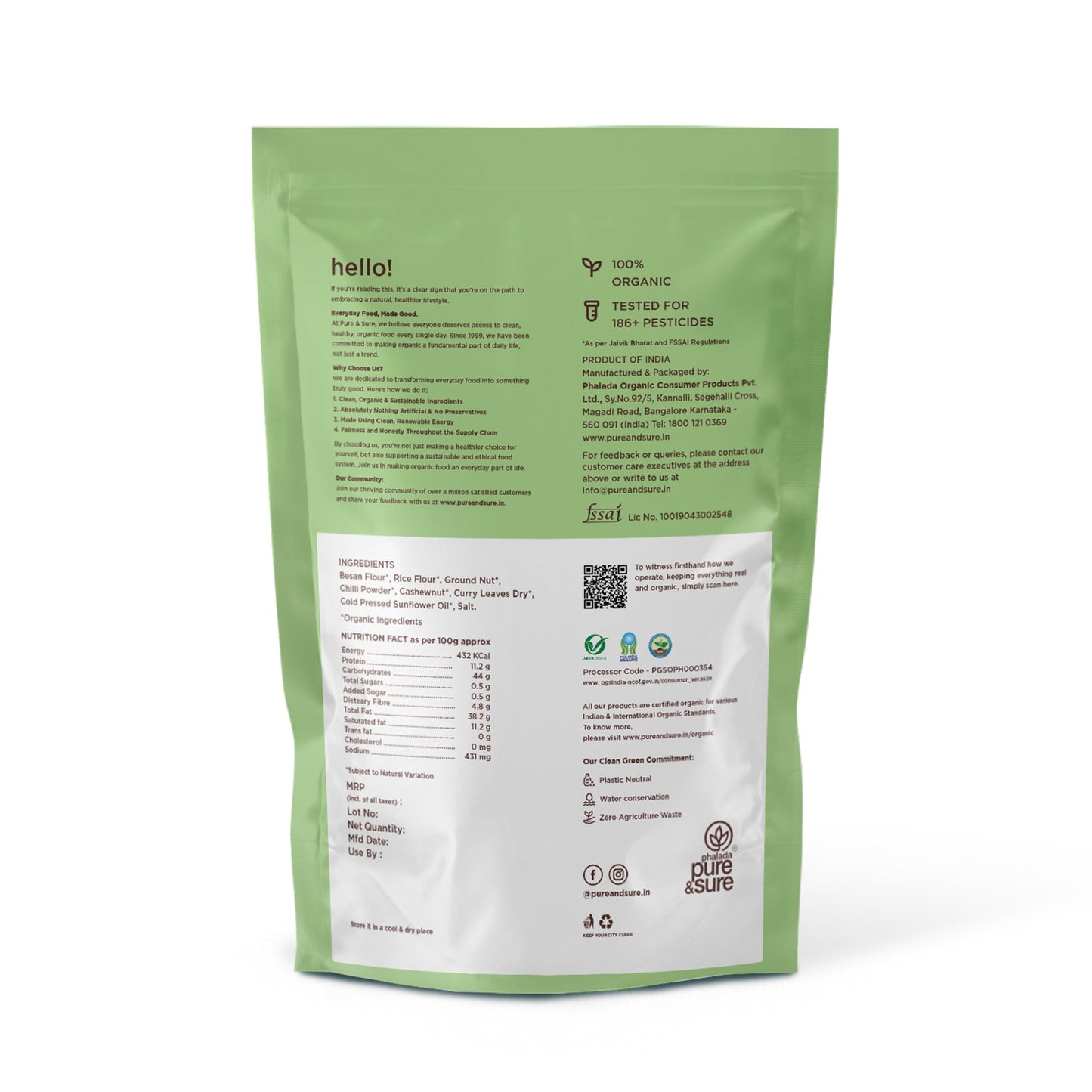 Organic Masala Boondi -100g