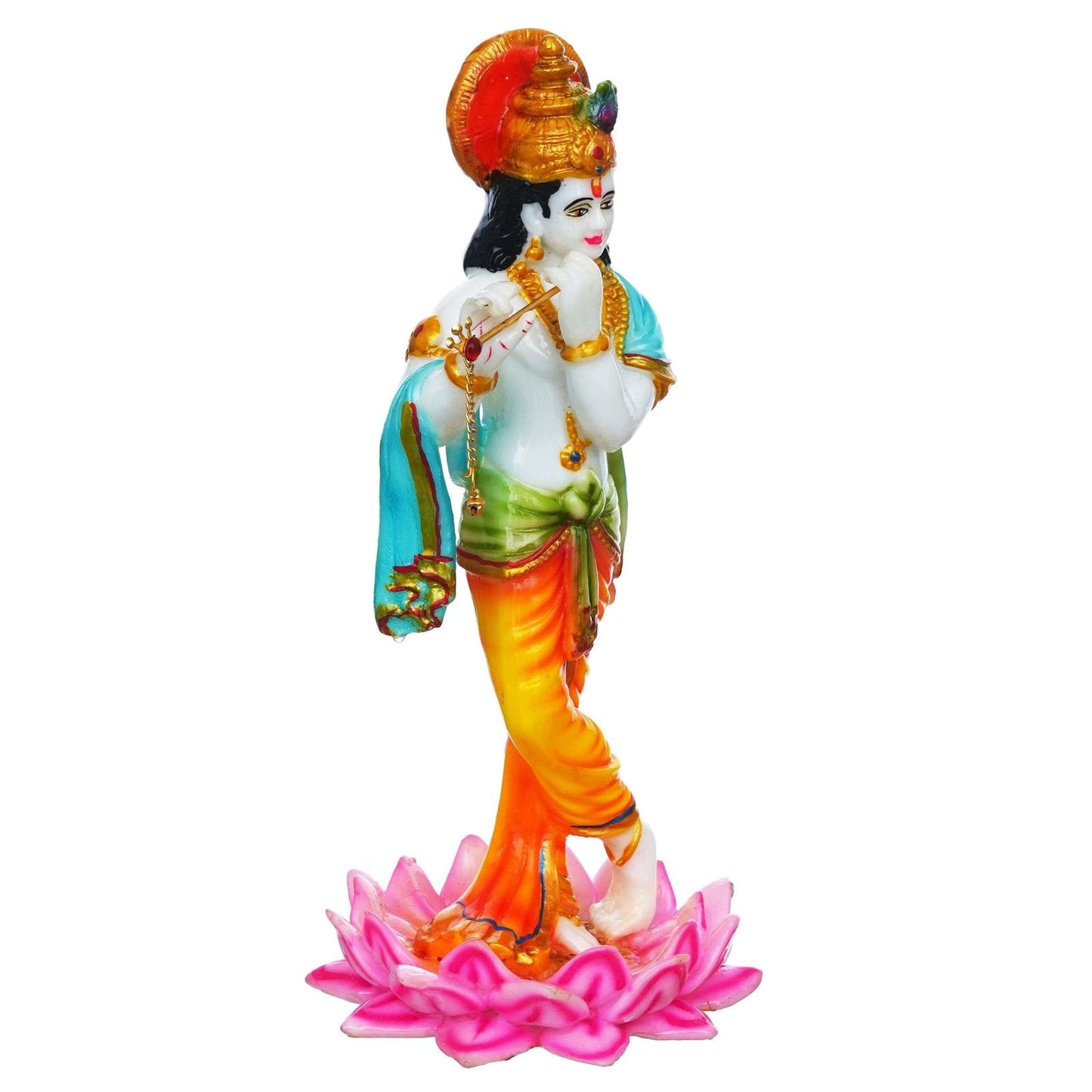 Krishna Playing Flute Statue (11.25 Inches)
