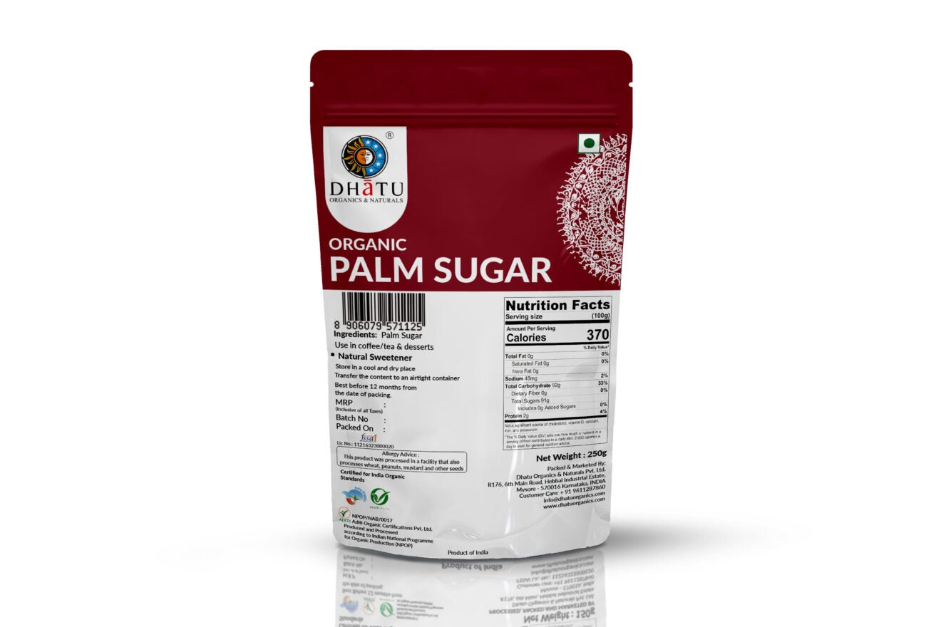 Dhatu Organic Palm Sugar - 250 gms