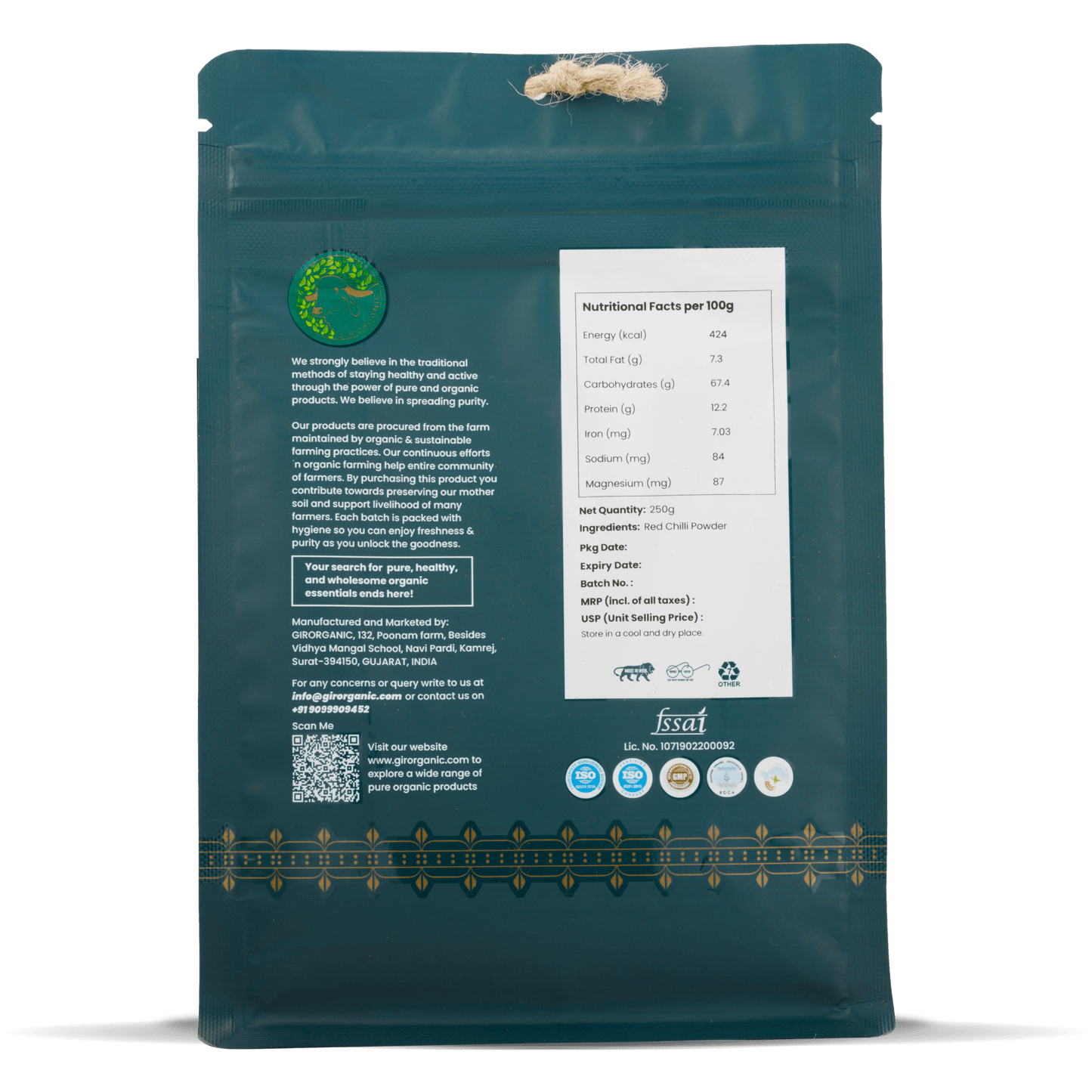 Red Chilli Powder Stone Ground