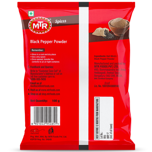 MTR Kali Mirch Black Pepper Powder 100 g