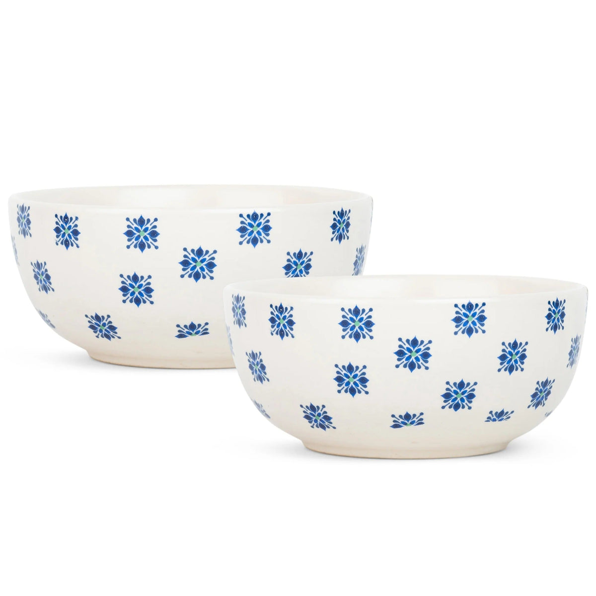 USHA SHRIRAM Ceramic Serving Bowl Snack 2pcs Ramen Soup Bowl Microwave Refrigerator Safe Scratch Resistant