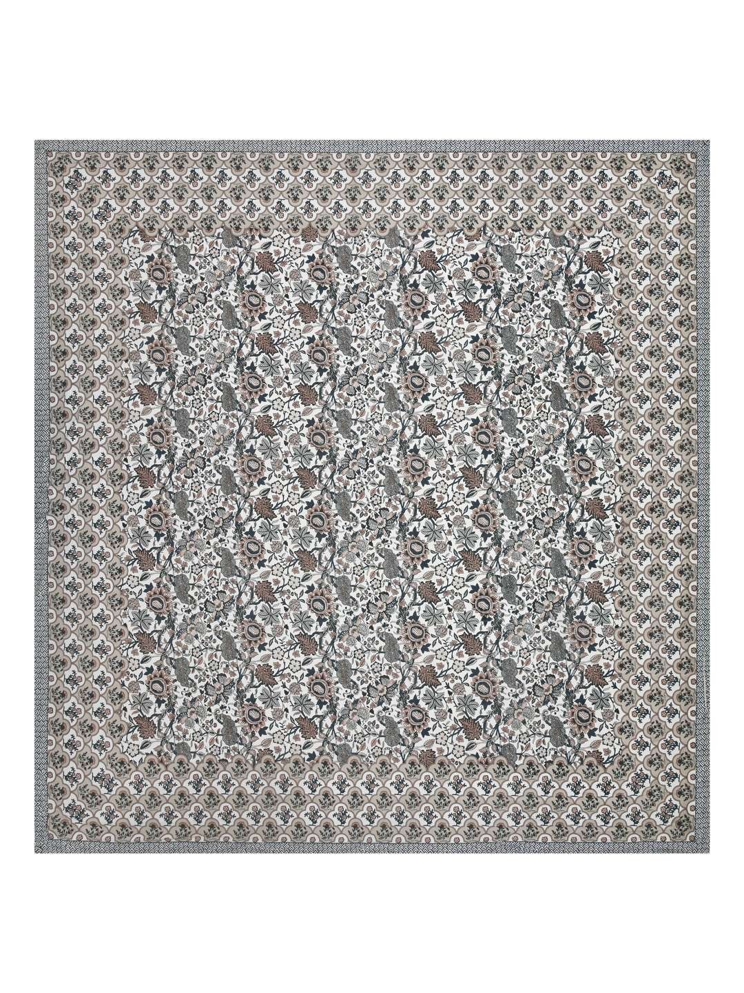 100% Pure Cotton Traditional Printed Bedsheet for Double Bed King Size Bedsheet with 2 Pillow Covers
