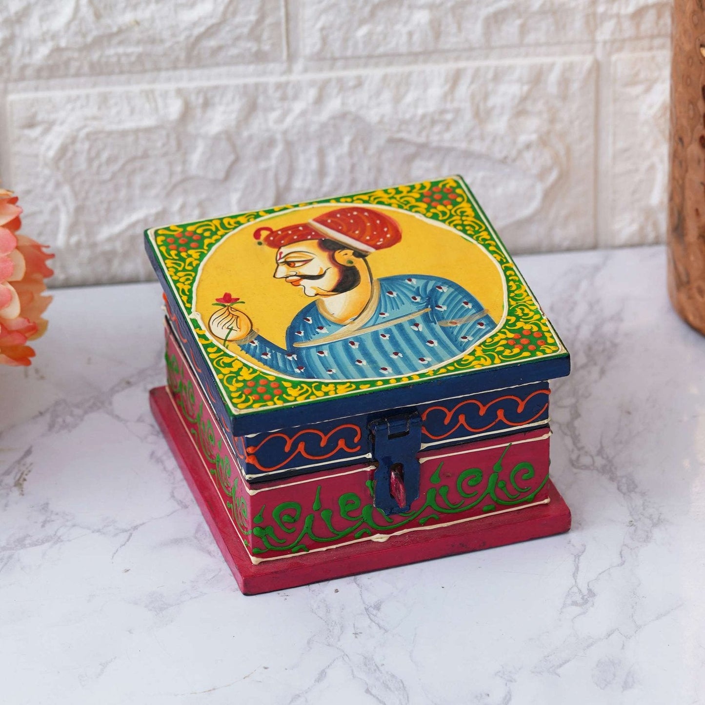 Handcrafted Wooden Jewellery Box: Elegant Storage for Your Treasures