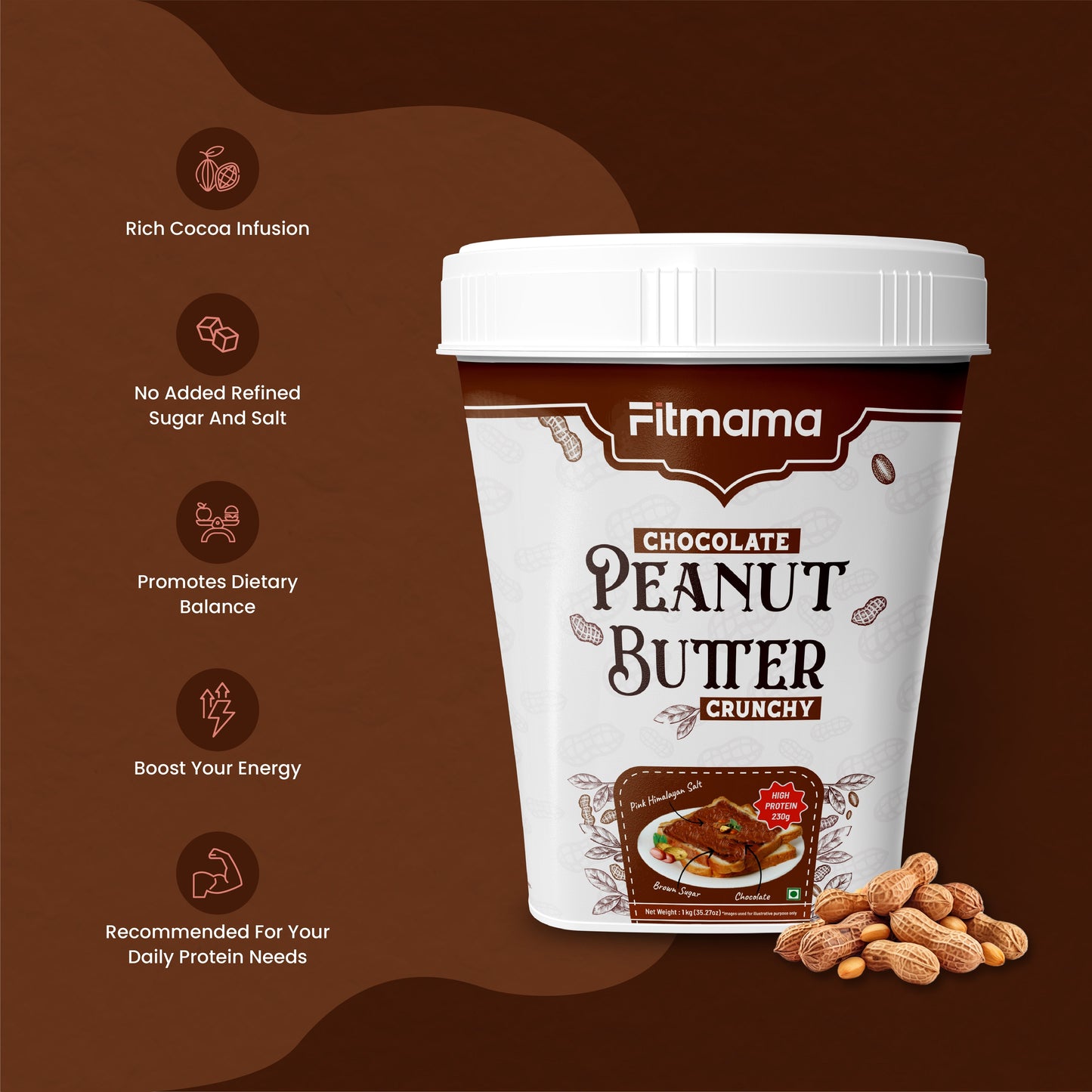 Crunchy Chocolate Peanut Butter