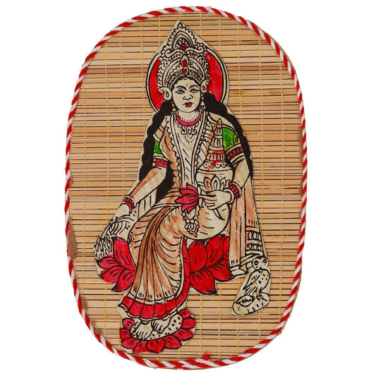 Bamboo Hand Crafted Wall Hangings Of Godess Laxmi Ji For Home D?cor