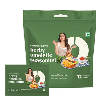 Continental Style Herby Omelette Seasoning-12 single use sachets