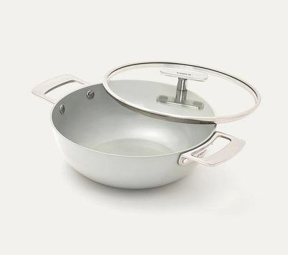 Ember Kadai 24cm Florence Collection Stainless Steel Handle Ceramic Non-Stick